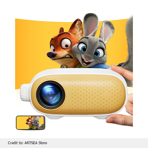 ARTSEA Mini Portable Projector for iPhone