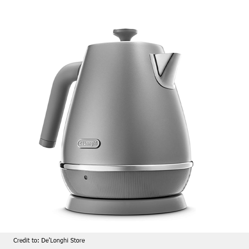 DeLonghi Silver Electric Kettle