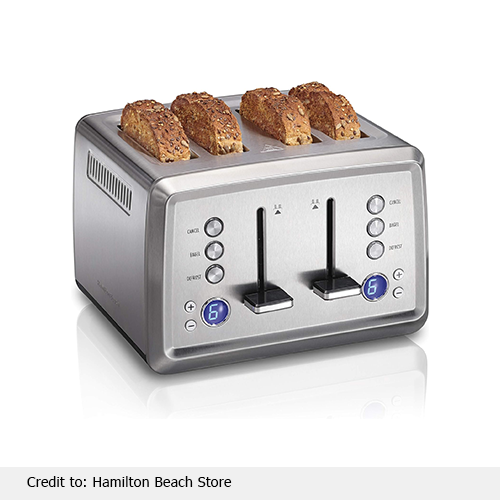 4 Slice Toaster with Defrost Function