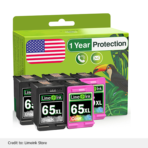 Black HP 65 Ink cartridges