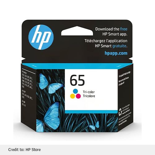 HP 65 Tri-color Ink Cartridge