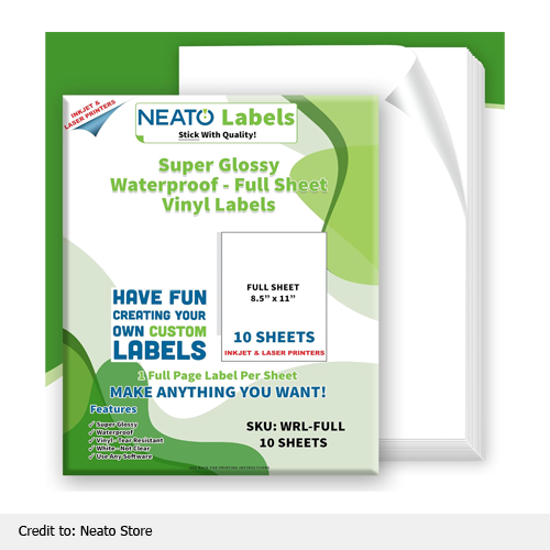 Laser Printer Sticker Paper