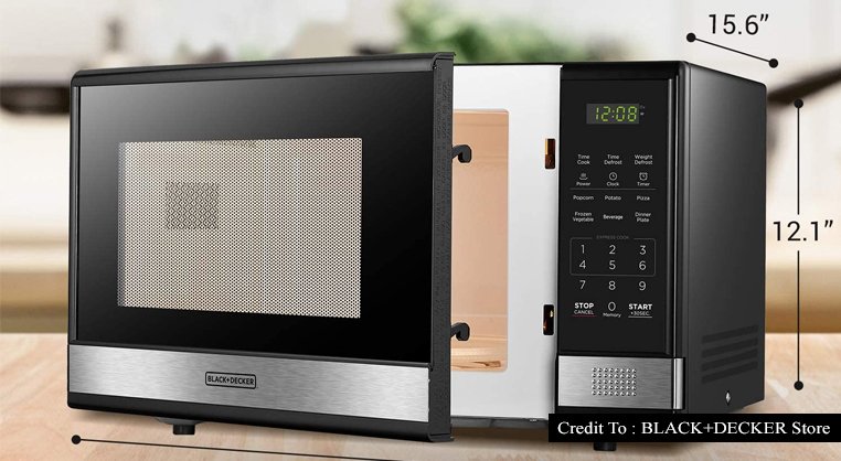 black and decker microwave