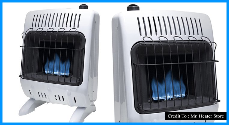 blue flame propane heater