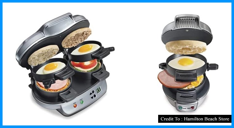 dual breakfast sandwich maker