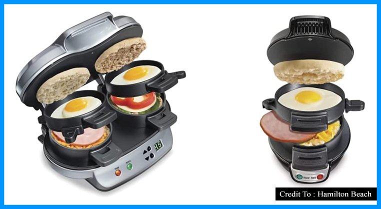 hamilton beach dual breakfast sandwich maker