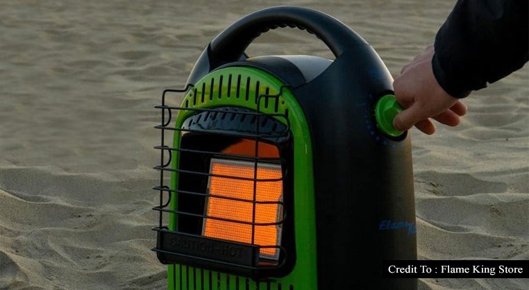 Indoor propane heater with thermostat