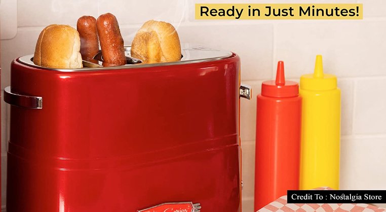 nostalgia hot dog toaster